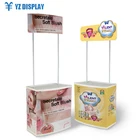 High Quality Exhibition Portable Decorative Advertising Display Promotion Table Counter
