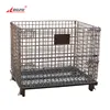 Best Industrial Metal Stackable Eu Standard Stack And Nest Wire Mesh Collapsible Quarantine Storage Crate