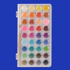 36pcs solid water color paint cake with brush