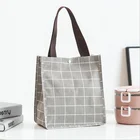 Womens High Quality Cotton Shopping bag Multifunctional Kids Canvas Handbag Set