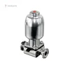 New high quality aspetic Mini stainless steel diaphragm valve with pneumatic actuator