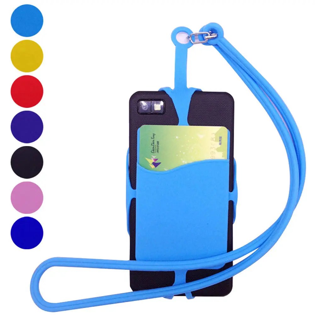 silicone phone card holder