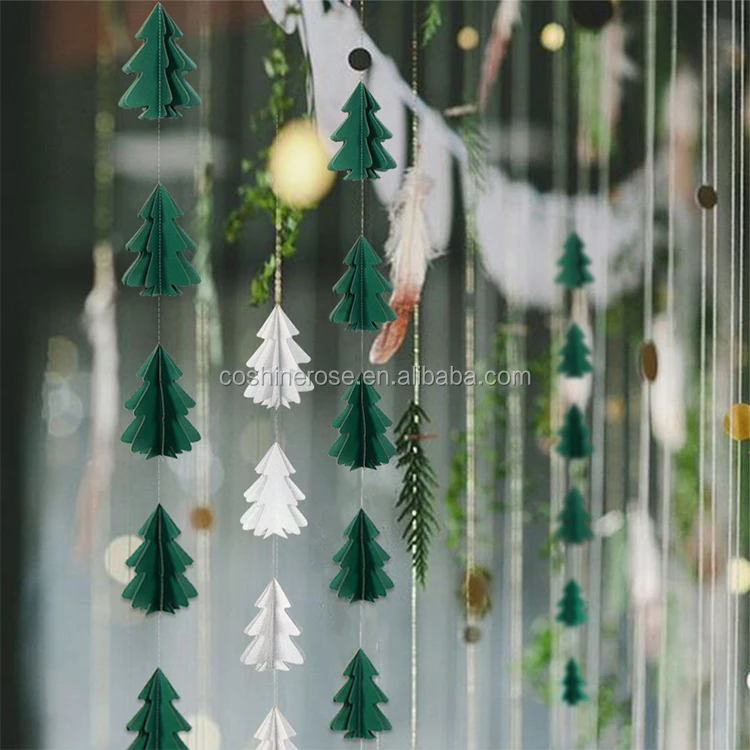 coshinerose merry christmas tree shape hanging mirror gold