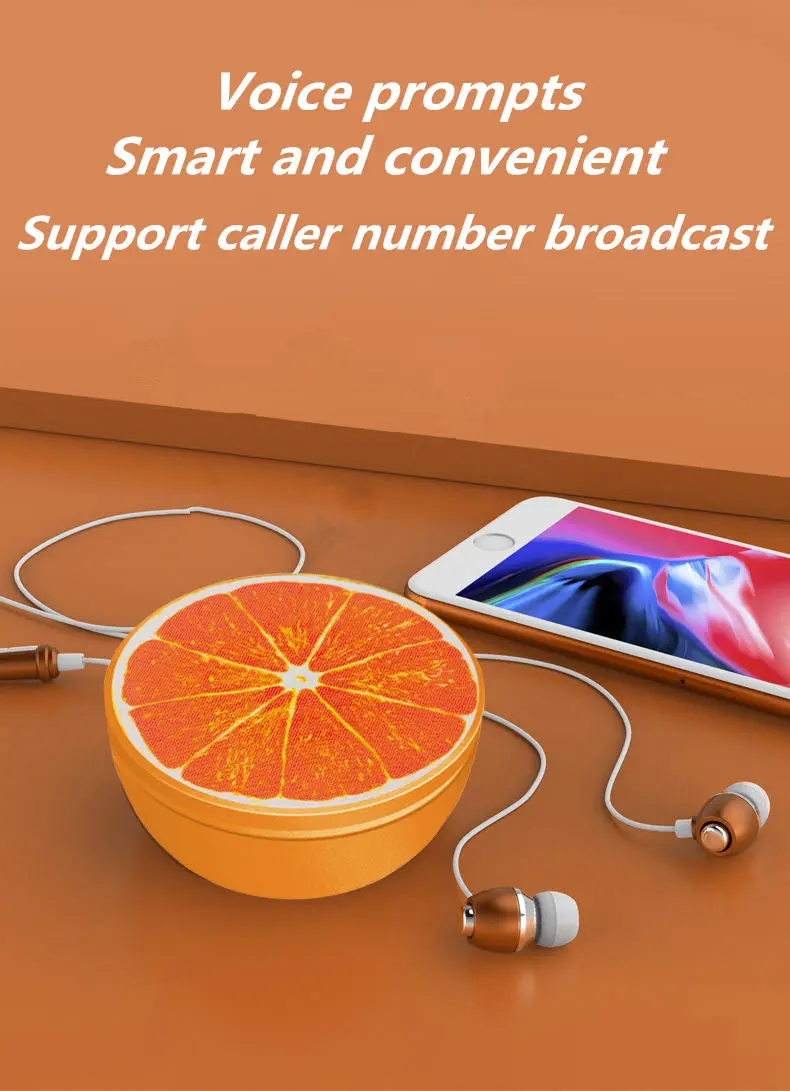 2019 Cute Fruit Shape Mini BT Wireless Speaker - ANKUX.COM