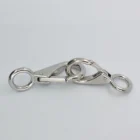 Stainless Steel Spring Hook Stainless Steel 304 316 Rigid Eye Snap Spring Hook Fixed Eye Snaps