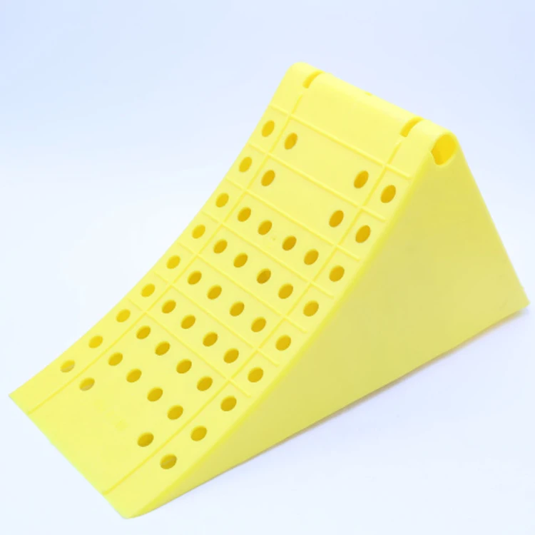 Good quality plastic material rubber wheel chock for park in-125051