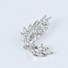 2019 custom new products flower shape brooch/broches crystal wedding jewelry