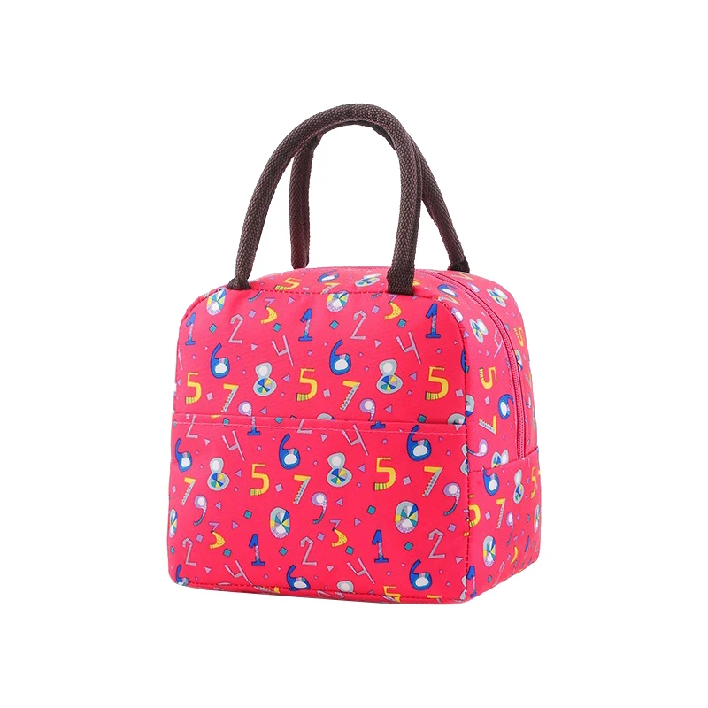 Popular promotional school tote kids insulated lunch bag