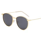New Arrivals Designers metal round american made in china custom vintage sunglasses women
