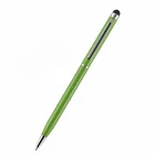 Manufacture wholesale cheap price high quality promotional custom logo slim thin hotel stylus pen metal ballpoint pen