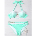 2019 wholesale women swim suit sea shell bikini for mermaid dress