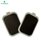 2019 hot selling 75X110mm heating electrode pads for tens physical therapy massage