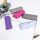 high-quality fashion reading custom logo hard leather glasses case