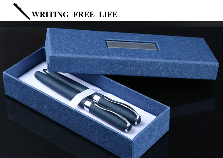 promotion metal ballpen & roller pen gel pen sets with logo for