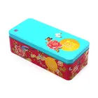 Tin 2 Tin Box Design Luxury Small Rectangular Metal Tin Gift Packaging Box 2 Person Mooncake Tin Box
