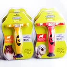 Pet Grooming Dematting Stainless Steel Comb Hair Deshedding Brush Tool Dog Hair Removal Cleaning Remover Stocked