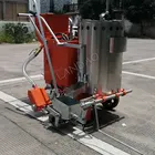 Road Machine Road Machine Easy Operate Thermoplastic Road Marking Machine Driving Double Cylinder Boiler