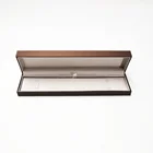 Luxury Brown Soft Touch Paper Cardboard Necklace Gift Boxes With Custom Logo