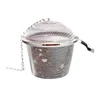 S size Extra Fine Mesh Tea Stainless Steel with Extended Chain Hook to Brew Loose Leaf Tea, Spices kitchen useful tool