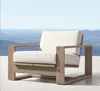 Arrival outdoor teak wood door design armchair sofa chair furniture sale