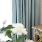 CITYINCITY Solid Plain Curtain For Livingroom Home Decor Darpe Faux linen Curtains For bedroom Rideaux Window Customized
