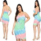 New Trendy Ladies Plus Size Dresses Sexy Fitness Women Clothing