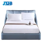 Luxury Cotton Satin Drill King and Queen 4 Piece Bed Sheet Set Fitted Bed Sheet