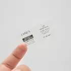 stickers custom printing waterproof transparent lip gloss label