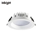 New design top quality aluminum white fixture ceiling 12W 16W 18W 25W 35W dimmable SMD recessed led hotel down light
