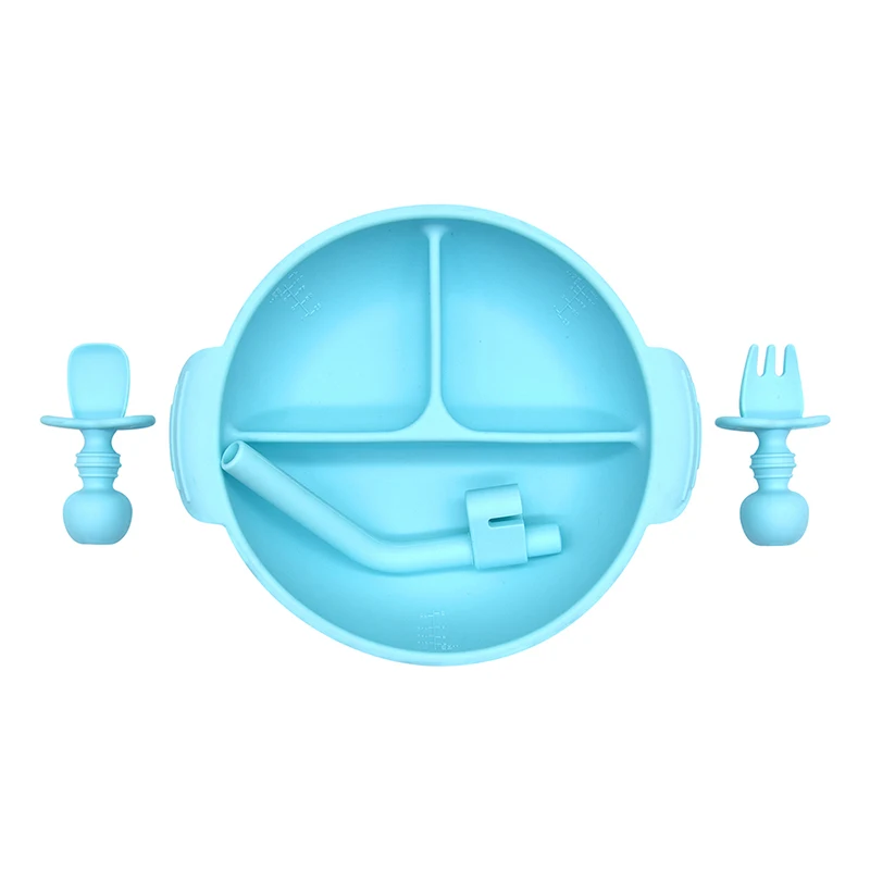 BHD First Stage Led Weaning Utensils Infant Feeding Spoon BPA Free Small Silicone Spoon and Fork for Baby factory