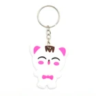 Cheap Promotional Custom Shaped 3d Soft Rubber Pvc Key Tag Keyring Keychain