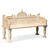 /product-detail/carved-garden-decorative-beige-marble-outdoor-benches-62266152632.html