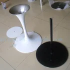 Table For Material Metal Iron Table Hot Sale Tulip Table Base For Durable Iron Material And White Powder Coated