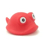 Sea Animals Toy Plastic Rubber Fish Light up Wholesale Cute Cartoon Cor Kids