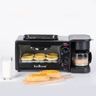 Oven High Effciency 3 In 1 Breakfast Maker Machine Time-saving Coffee Toaster Small Oven