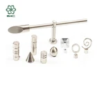 Cheap Curtain Decoration High Quality Cheap Design Curtain Rod Al Finials Home Decoration Aluminium Shower Curtain Rod