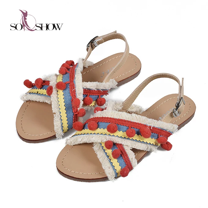 trendy flat sandals