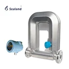 Coriolis mass flow meters to measure mass and density