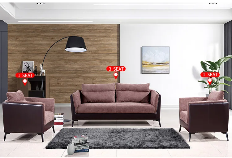 Pengpai Custom Cloth Set Office Furniture Lazy Sofa