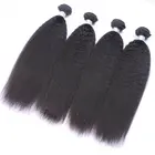 Weaves 12a Grade Yaki Straight Wholesale Human Hair Extension Weaves Closures And Bundles Best Hair Vendors
