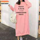 Maxnegio pullover women wholesale streetwear clothing Pullover sweatshirt dress