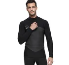 KOMAY Men's Wetsuit Jacket Neoprene 2mm Long Sleeve Wetsuit Top for Surfing and Snorkeling