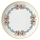 High quality ceramic dessert plates set wholesale fine bone china round snack plates
