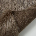 Mixed Pile Dark Color Long Plush Faux Fur Fabrics