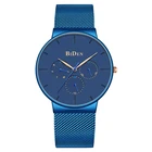 Wholesale simple style men skeleton quartz modern men's watches