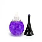 Crystal 180g Glass Bottle Gel Beads Air Freshener For Home Toilet Washroom