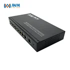 9 rj45 port switch fiber with fiber optic equipment switch metro fibra