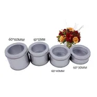 Manufacturer custom window tea packaging box 65 * 50mm tin can football / gyro packaging