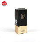 luxury gift folding black eco packaging printing cosmetic clear small paper box