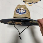 wholesale custom wide brimor 100% natural straw bucket hats